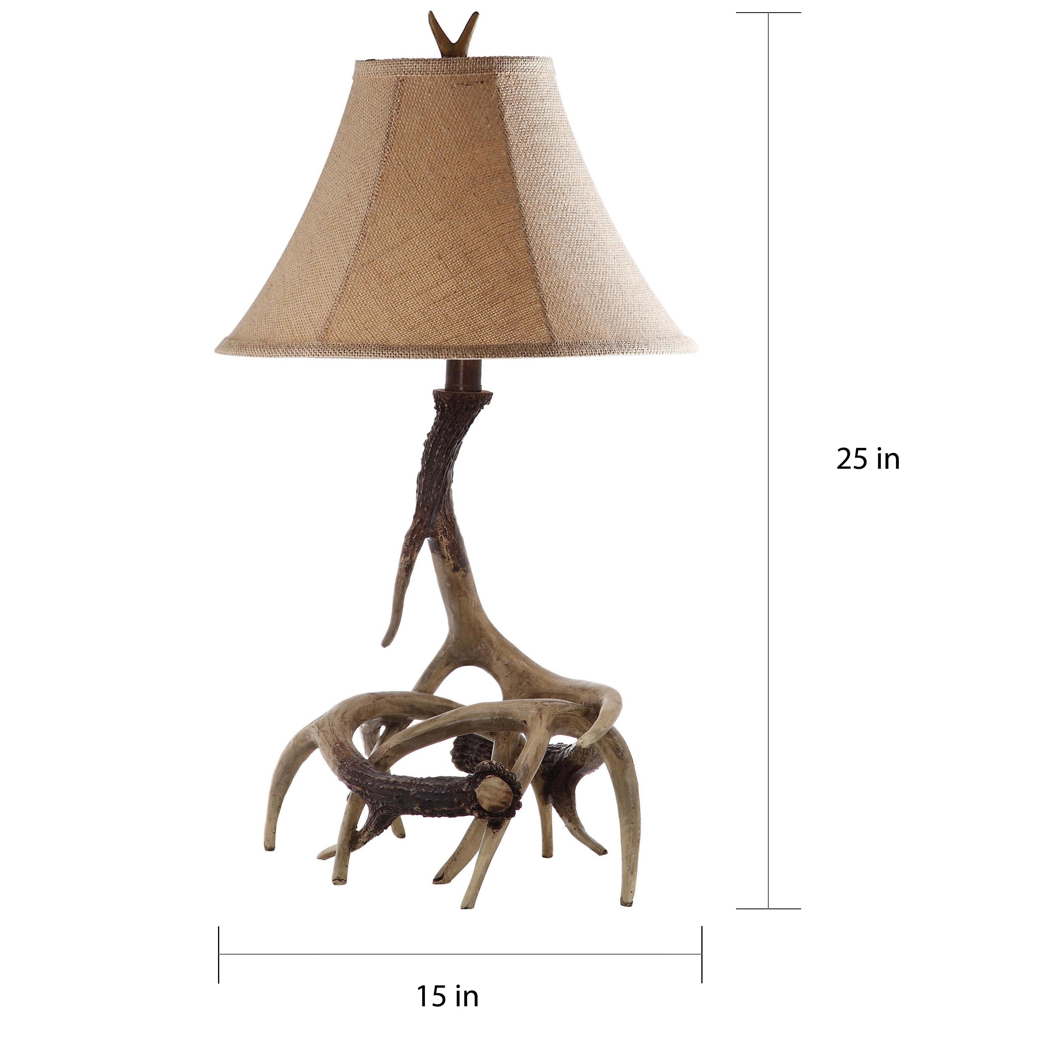 Lamps Light Antler Chandelier Bed Lamp Table Deer Antler for size 3412 X 3412