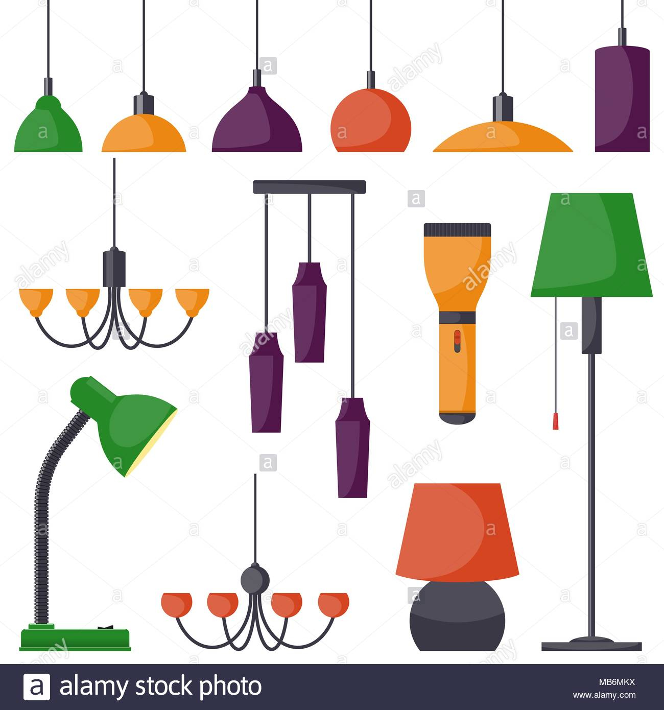 Lamps Of Different Types Set Chandeliers Lamps Bulbs regarding measurements 1300 X 1390