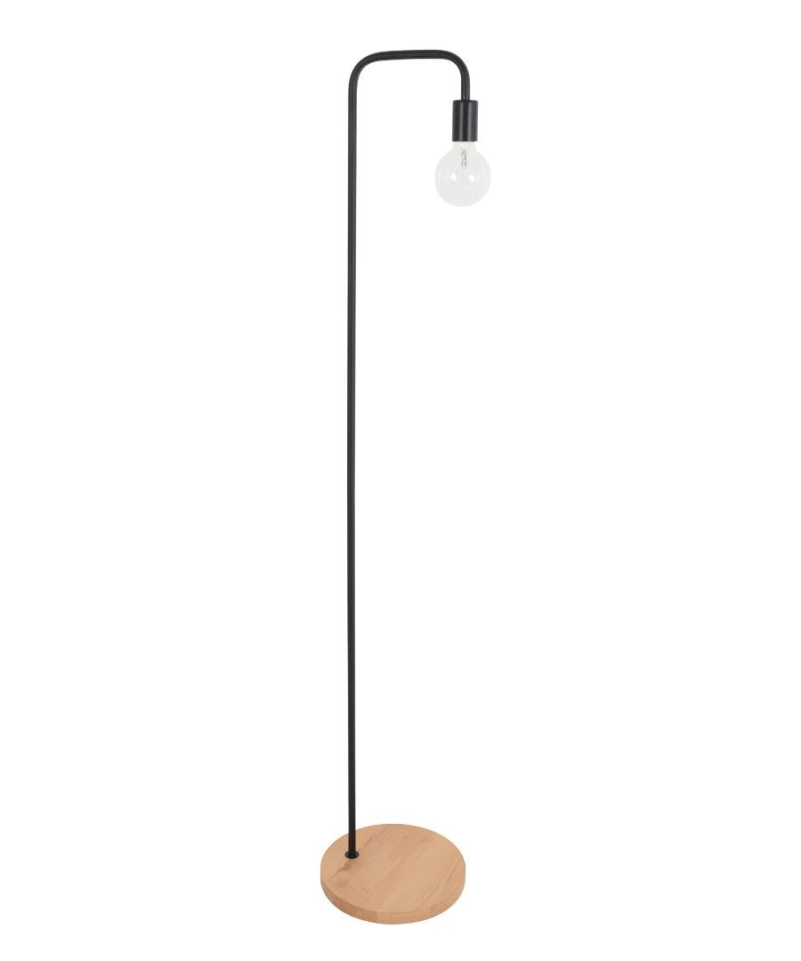 Lanie 1 Light Floor Lamp In Ashblack Living Room Black regarding size 900 X 1080