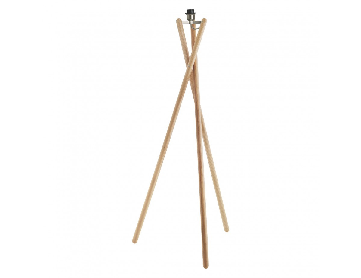 Lansbury Base Ash Wooden Tripod Floor Lamp throughout proportions 1200 X 925
