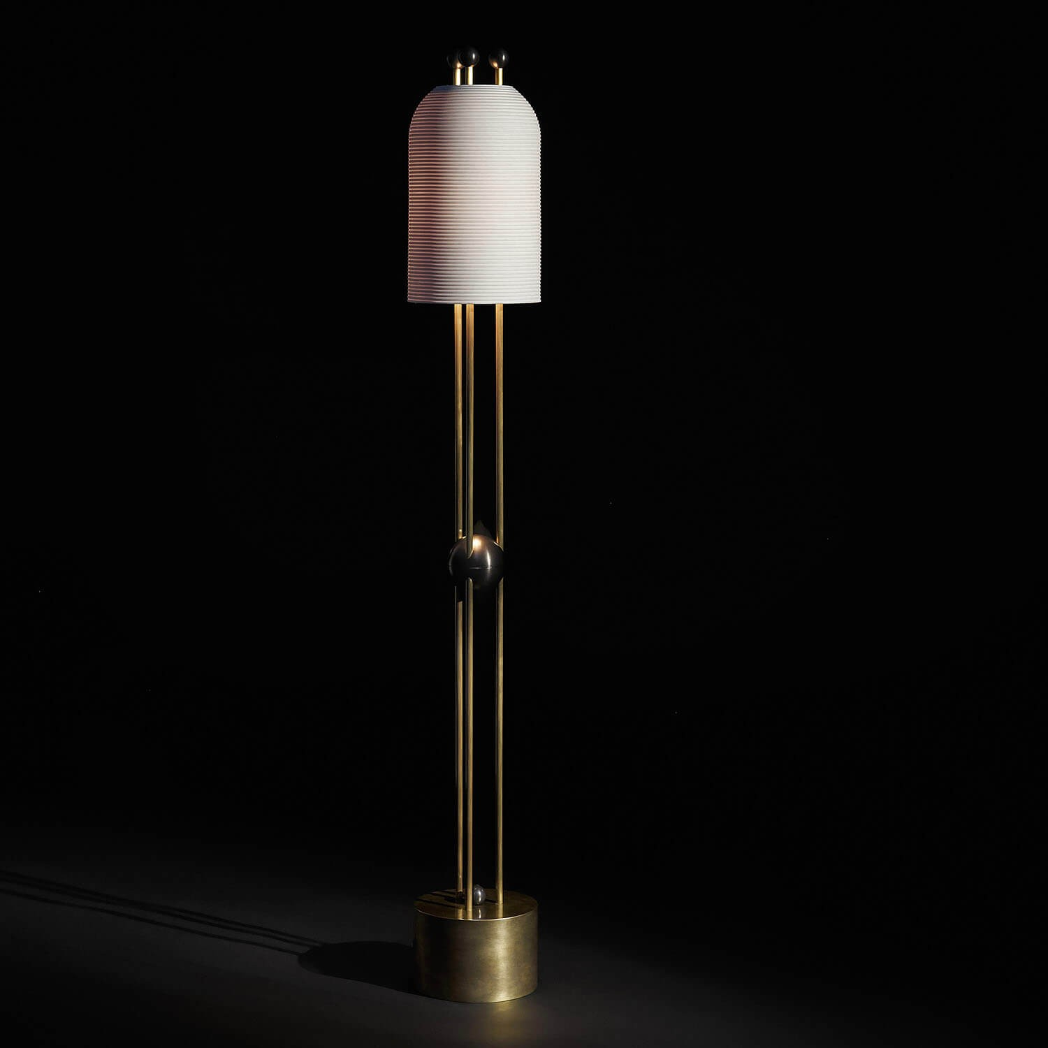 Lantern Floor Lamp Kooku pertaining to proportions 1500 X 1500