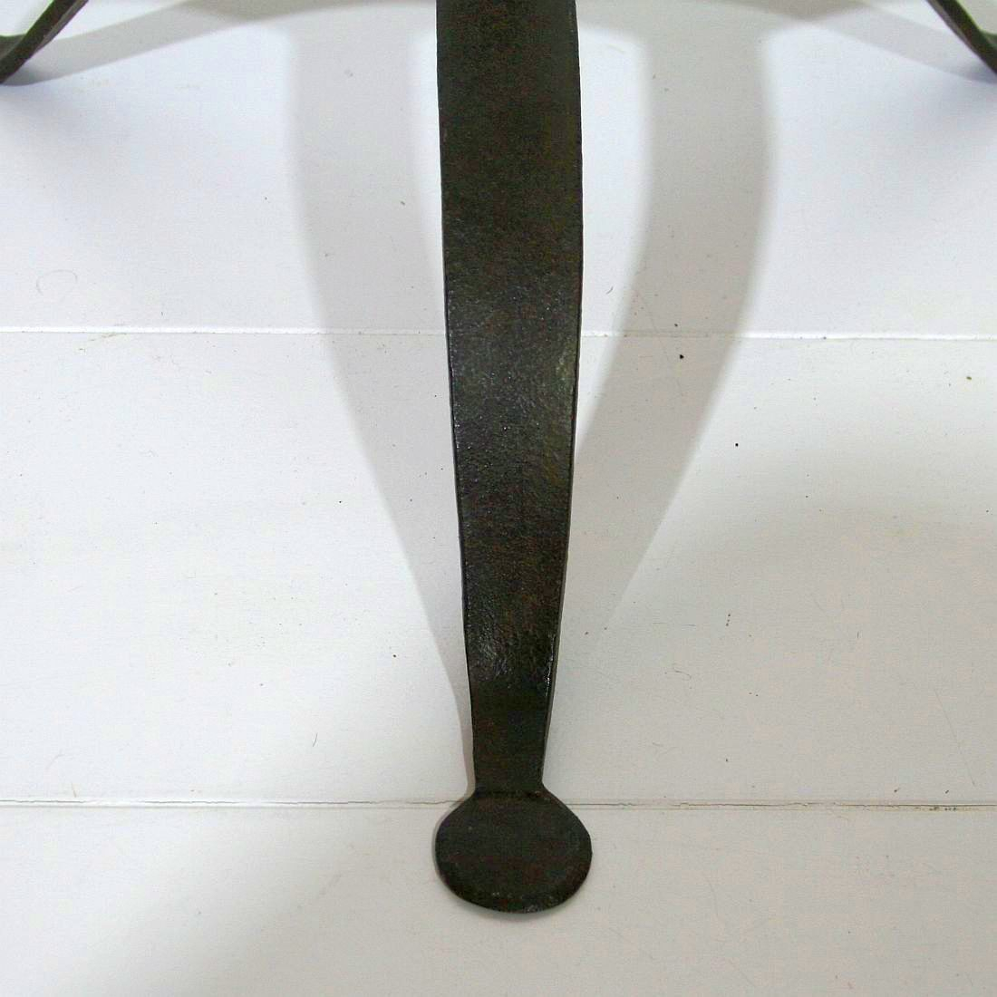 Large Primitive Wrought Iron Candleholder intended for measurements 1100 X 1100