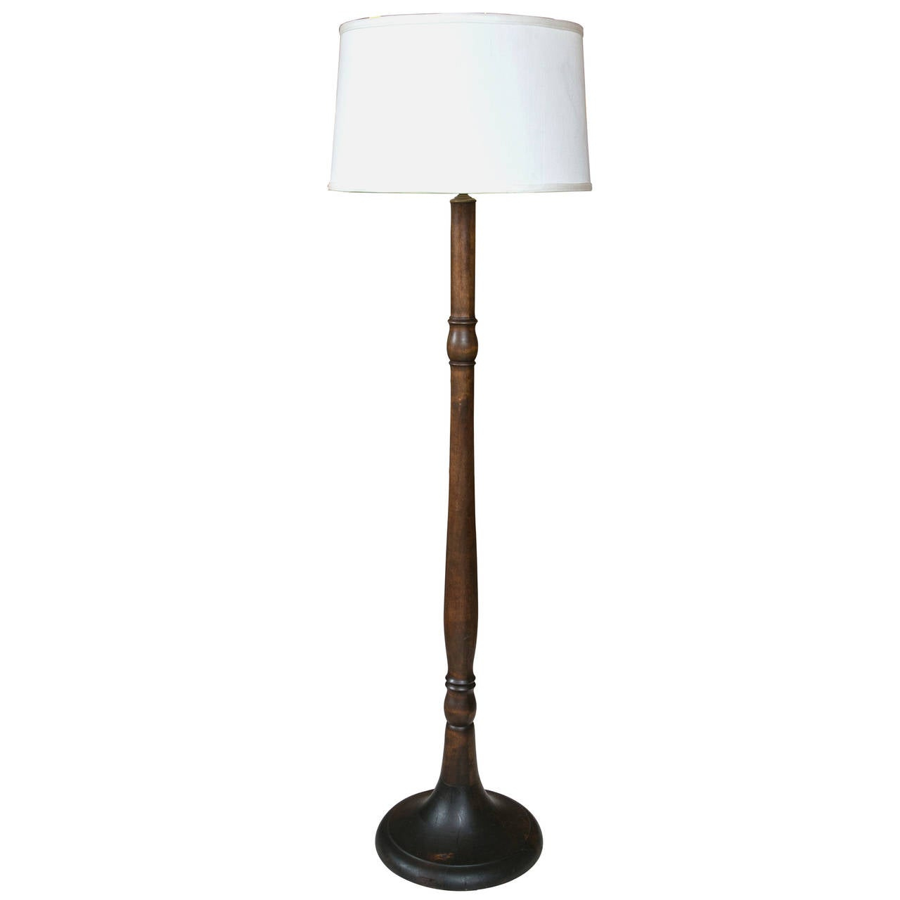 Large Turned Wood Floor Lamp At 1stdibs Lamps Empire pertaining to size 1280 X 1280