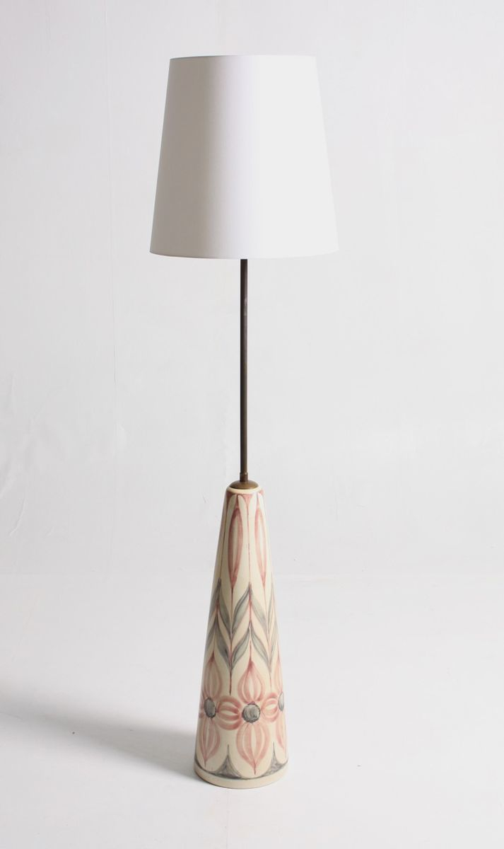 Large Vintage Ceramic Floor Lamp From Sholm with size 713 X 1200