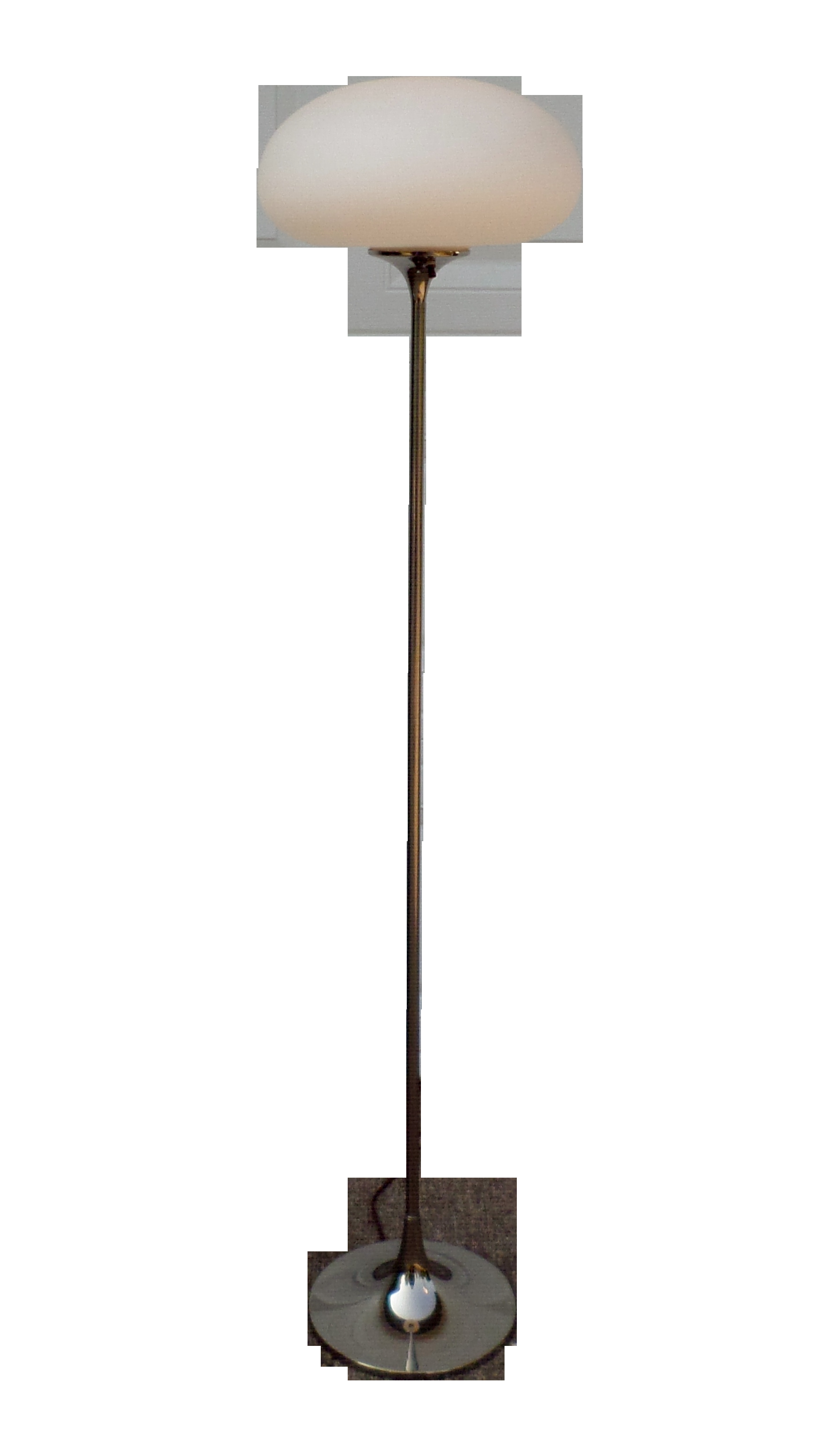 Laurel Chrome Mushroom Standing Floor Lamp On Chairish inside size 1776 X 3081