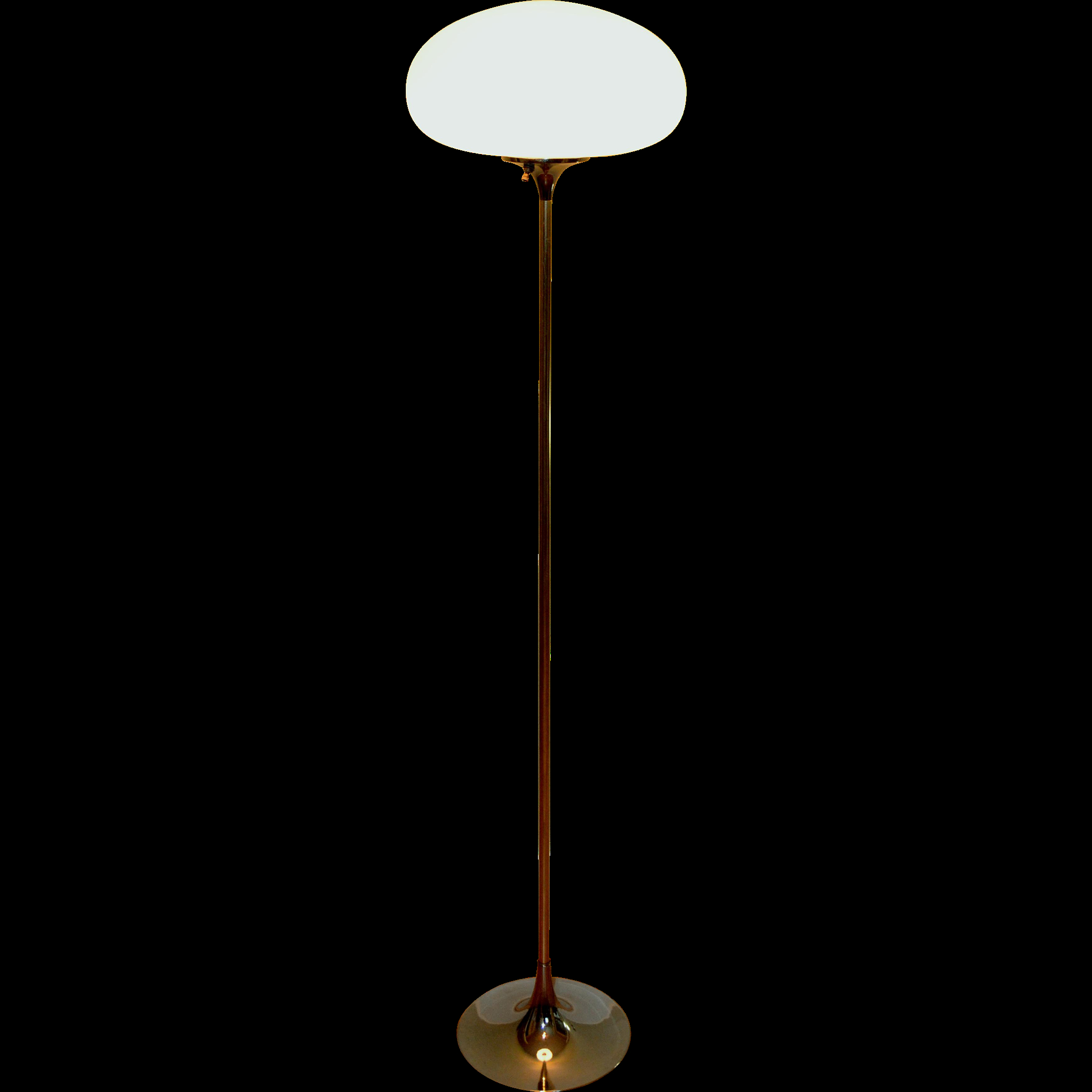 Laurel Lamp Co Floor Lamp With Mushroom Shade And Mid with size 2048 X 2048