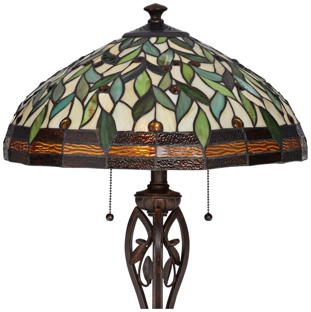 Leaf And Vine Ii Tiffany Style Floor Lamp Tiffany Lamp with regard to measurements 996 X 1000