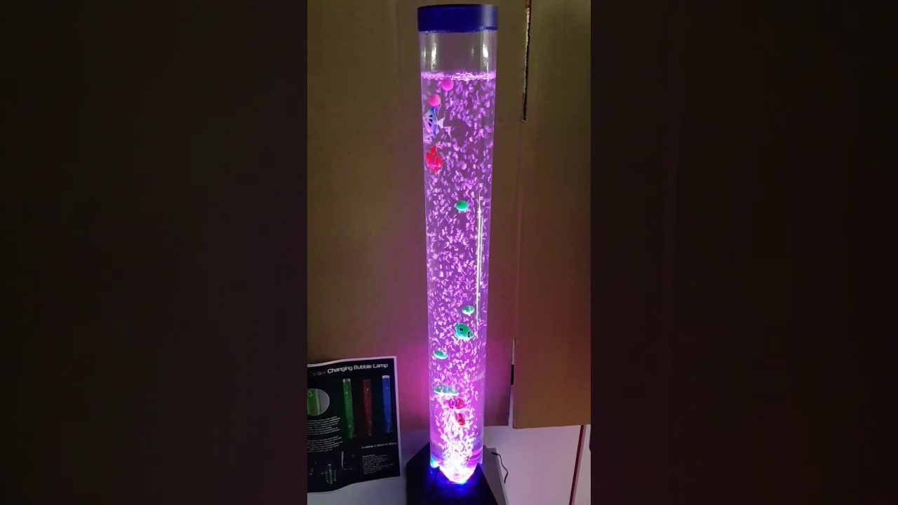 Led Colour Changing Bubble Novelty Sensory Mood Light Fish inside measurements 1280 X 720