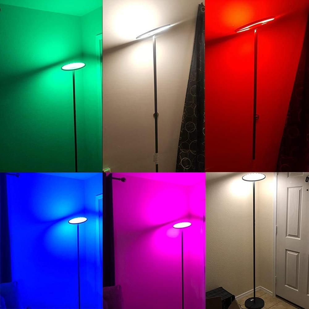 Led Floor Lamp 24w Dimmable Lights Modern Led Lamps For inside sizing 1000 X 1000