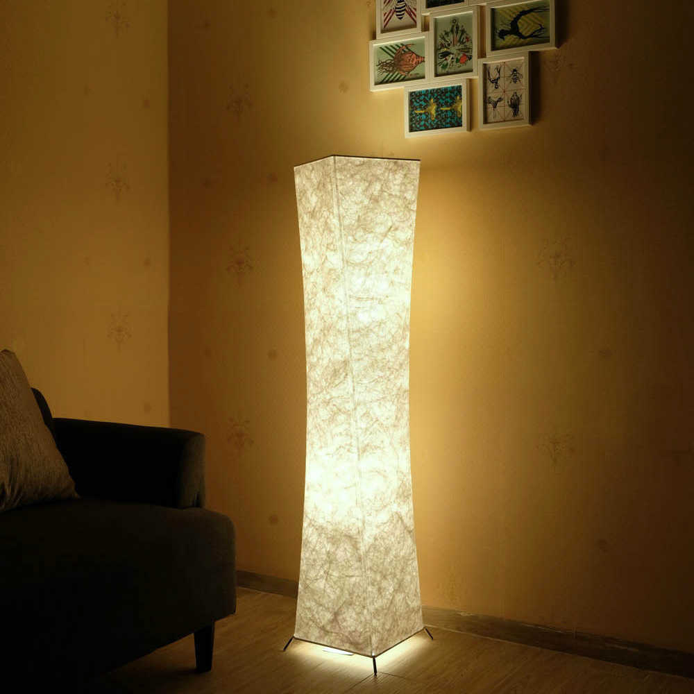 Led Floor Lamp Softlighting Nordic Minimalist Design Fabric Shade Torso Standing Lamps For Living Room Bedroom Warm Atmosphere in measurements 1000 X 1000