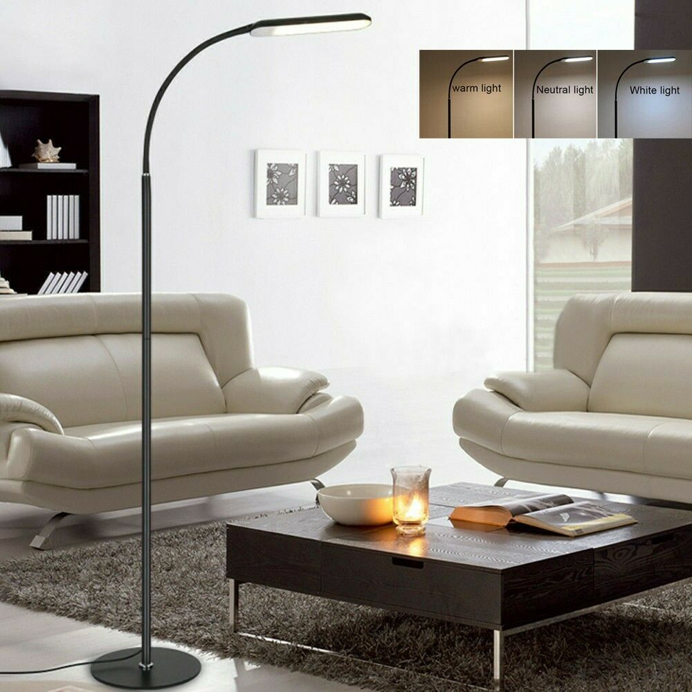 Led Floor Lamp Standing Reading Home Office Dimmable Wremote Control Adjustable pertaining to sizing 1000 X 1000