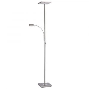 Led Floor Lamp With Flexible Reading Light And Touch Dimmer with measurements 1000 X 1000