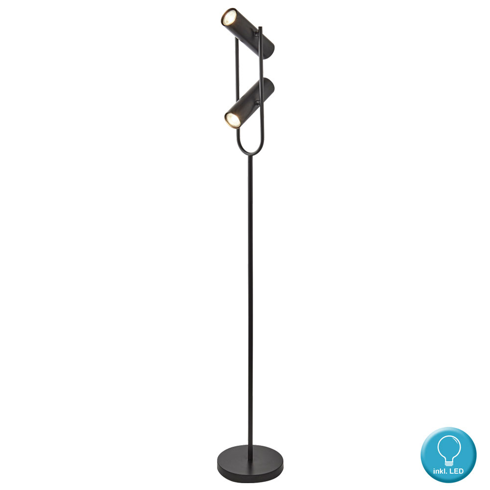 Led Floor Lamp With Movable Spots H 1495 Cm Telescope with regard to size 1000 X 1000