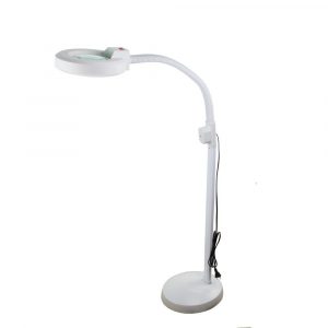Led Long Arm Lights Flexible Stand Floor Magnifier With 10x for proportions 1000 X 1000