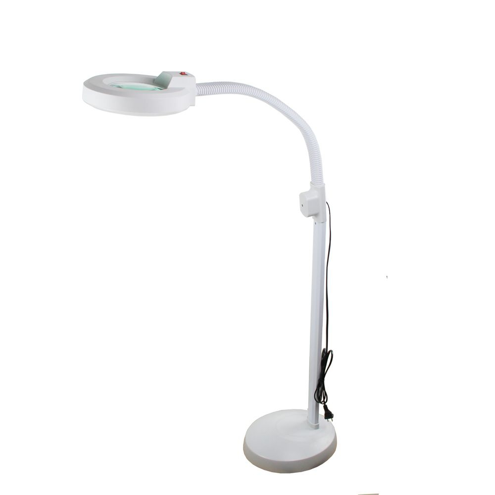 Led Long Arm Lights Flexible Stand Floor Magnifier With 10x with proportions 1000 X 1000