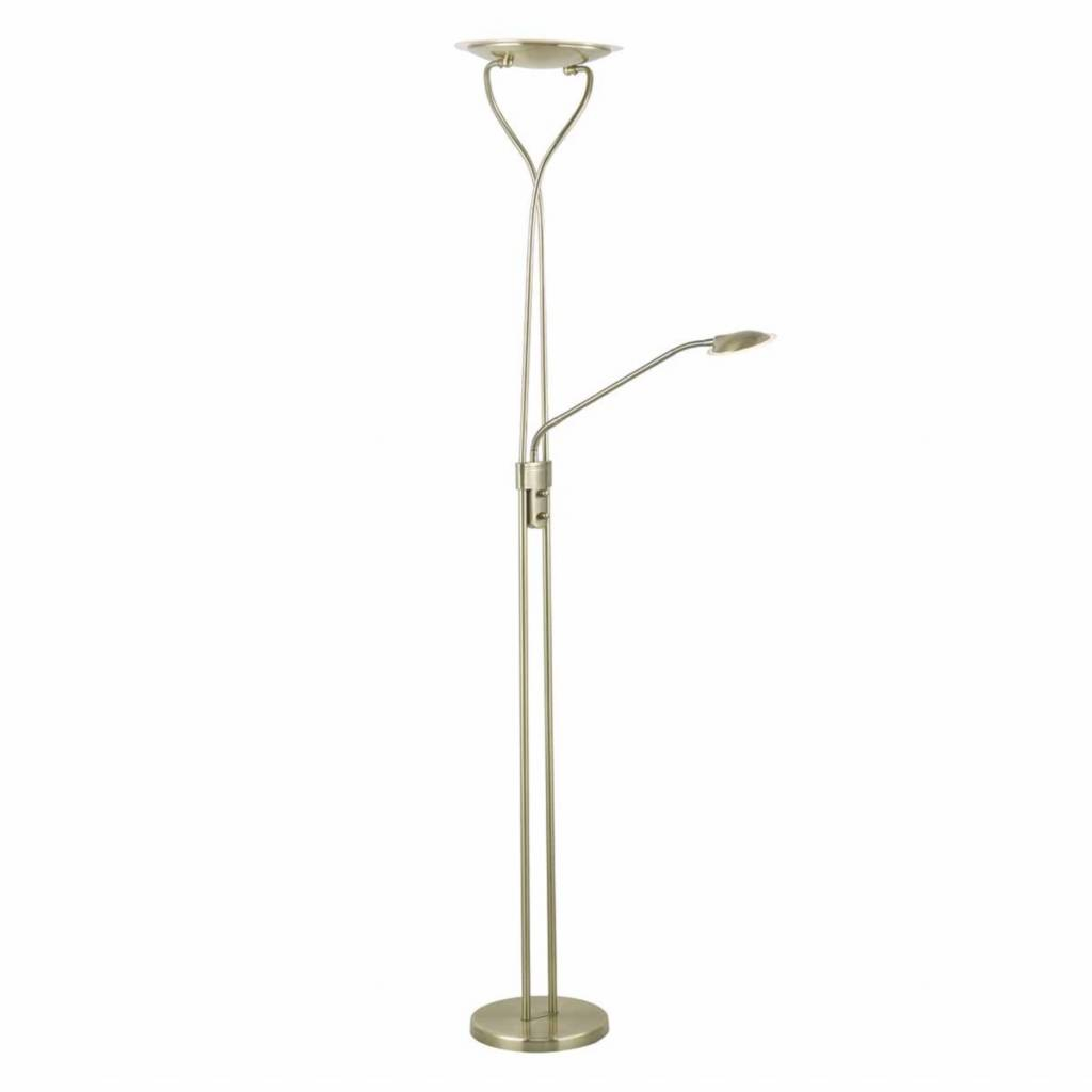 Led Mother Child Floor Lamp Antique Brass for size 1024 X 1024