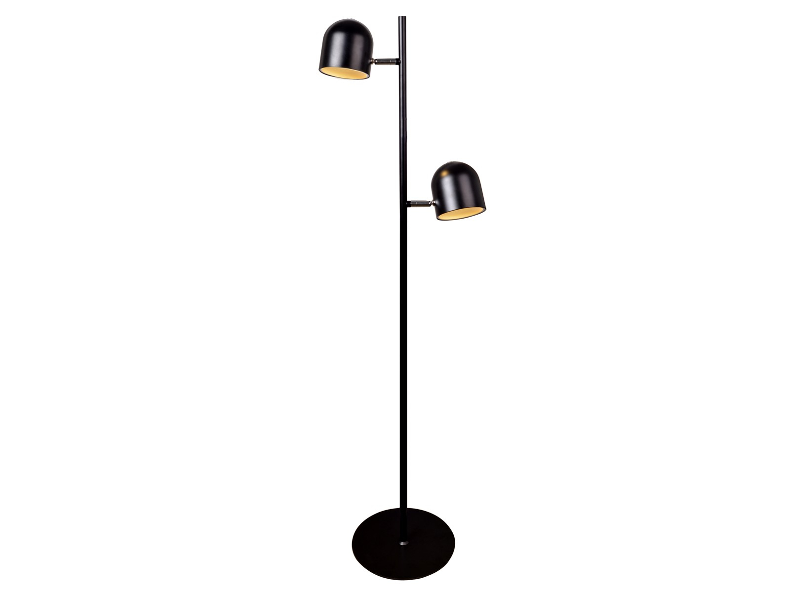 Ledlux Blakely Led Dimmable 2 Light Floor Lamp In Black for measurements 1600 X 1200