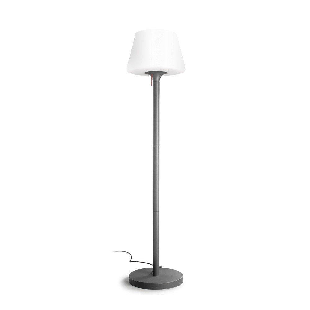 Leds C4 White Outdoor Moonlight Floor Lamp in measurements 1000 X 1000