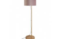 Leigh Oak Wooden Floor Lamp With Lilac Shade with measurements 1200 X 925