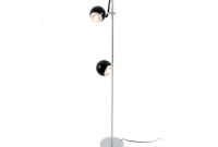 Leitmotiv Floor Lamp Retro 2 Lights Black with measurements 1800 X 1350