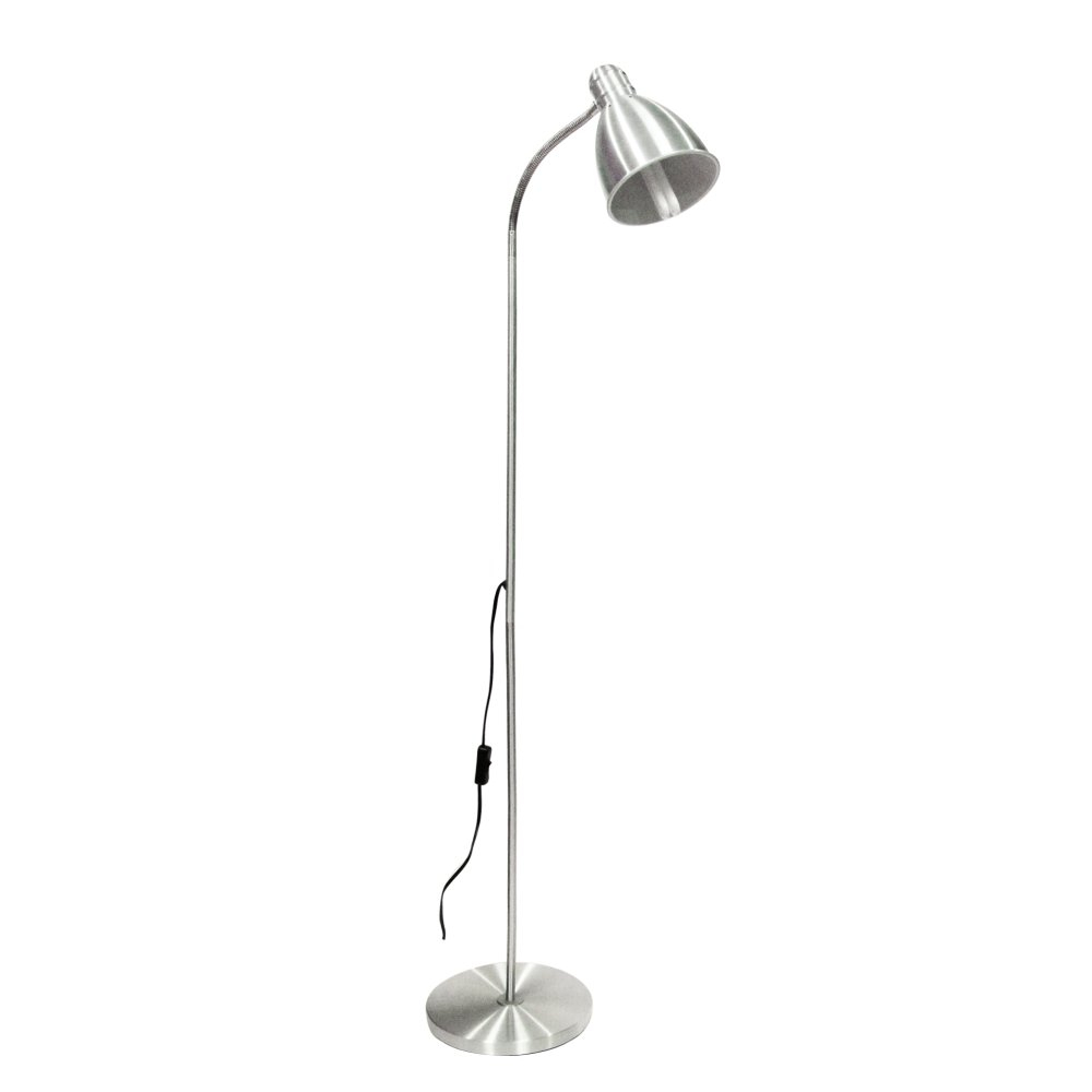Lersta Adjustable Floor Lamp Silver Adjustable Long Floor Lamp Office Led Reading Led Lamp intended for measurements 1000 X 1000
