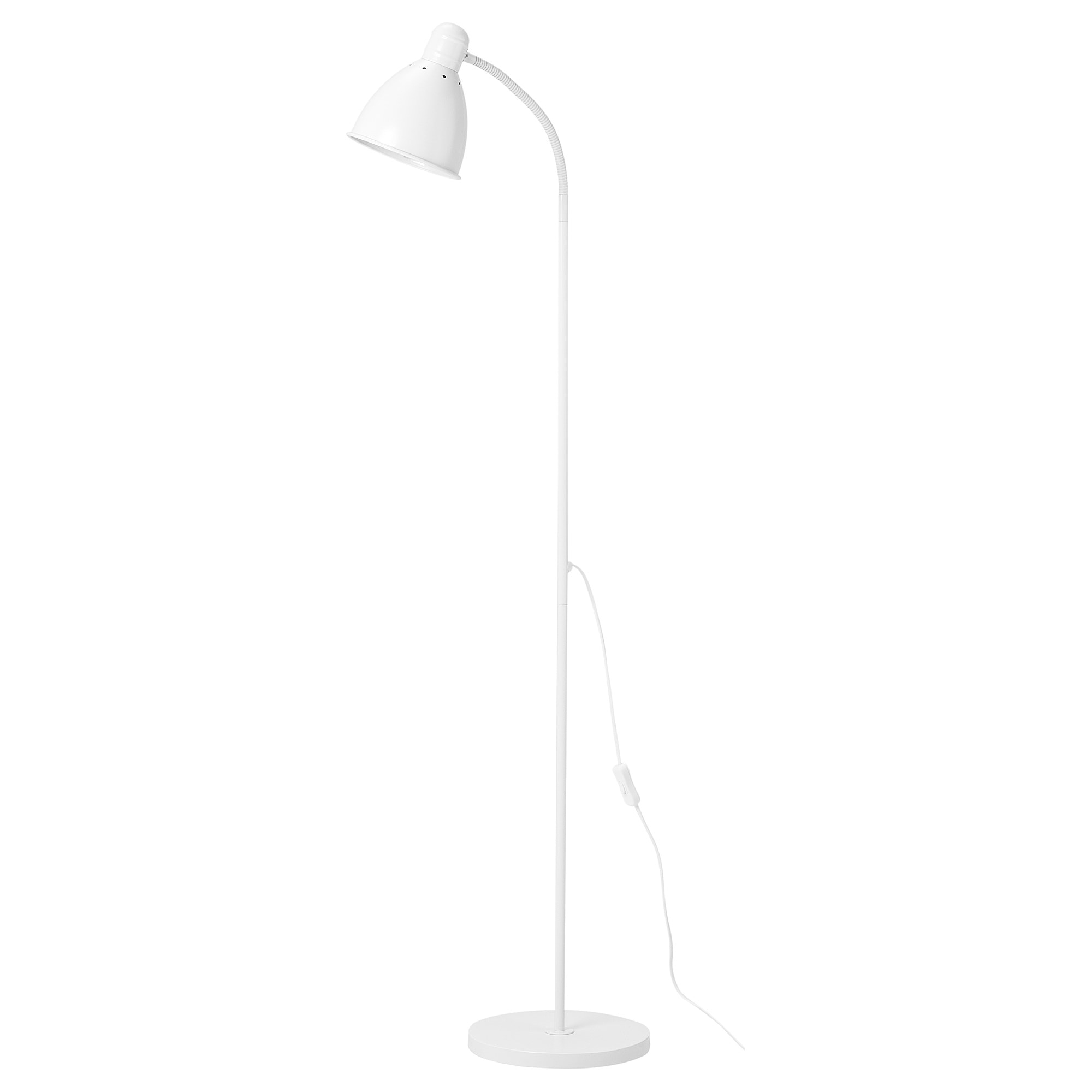 Lersta Floorreading Lamp White in dimensions 2000 X 2000