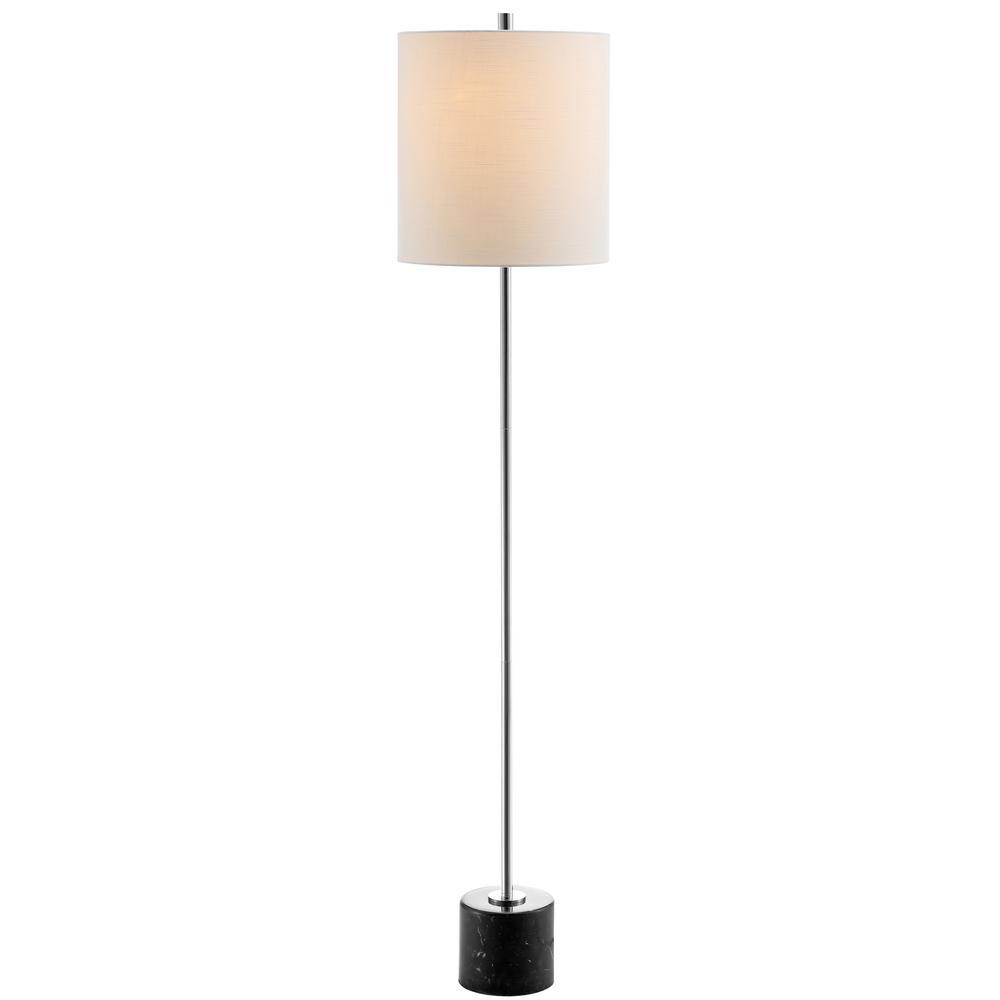 Levitt 605 In Marblemetal Led Floor Lamp Blackchrome pertaining to measurements 1000 X 1000