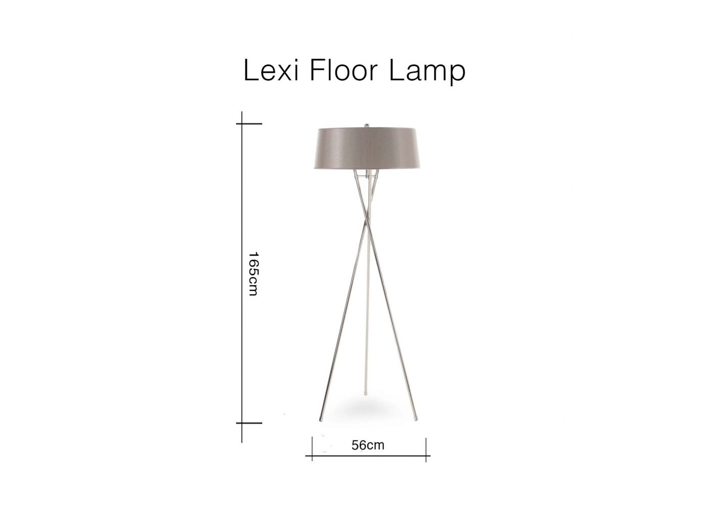 Lexi Floor Lamp in measurements 1403 X 1000