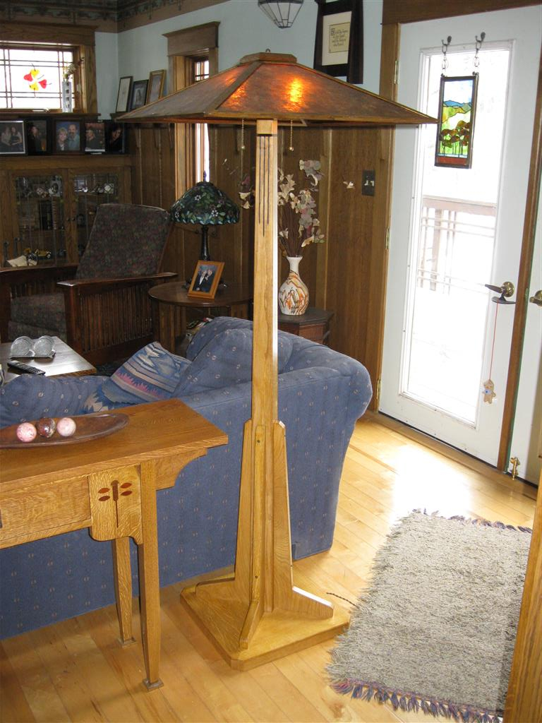 Light Basedark Shade Prairie Floor Lamp within proportions 768 X 1024