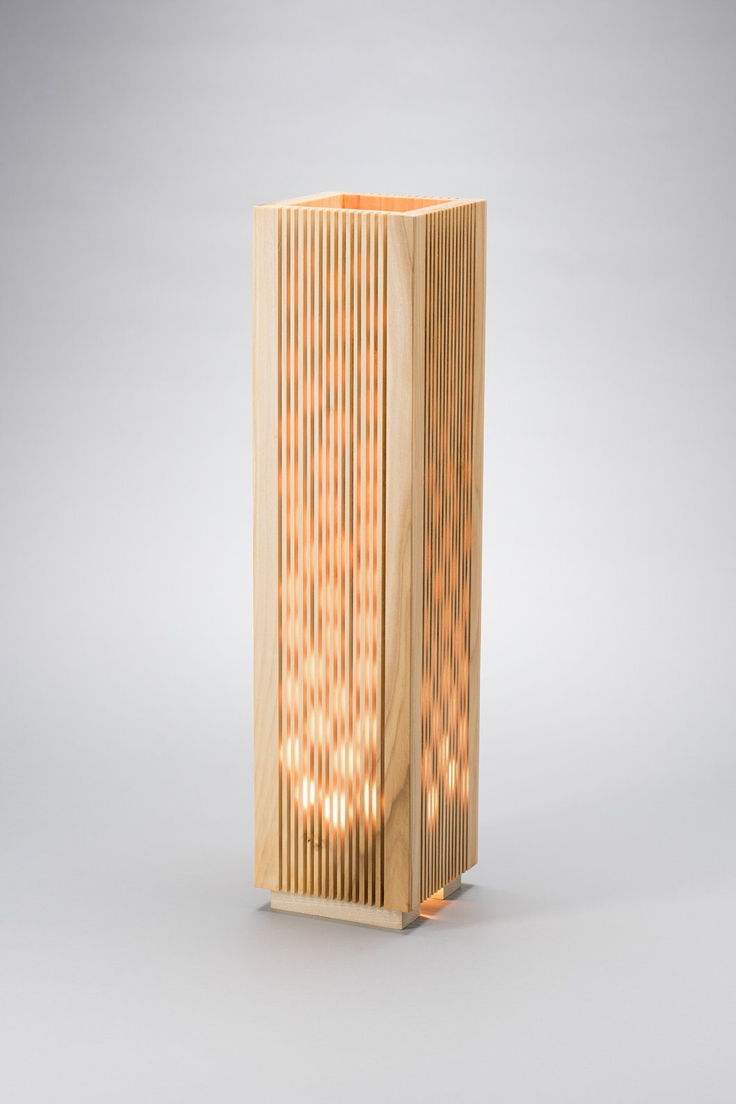 Lighting Modern Wood Floor Lamp Joanna Wooden Custom intended for proportions 1058 X 1585