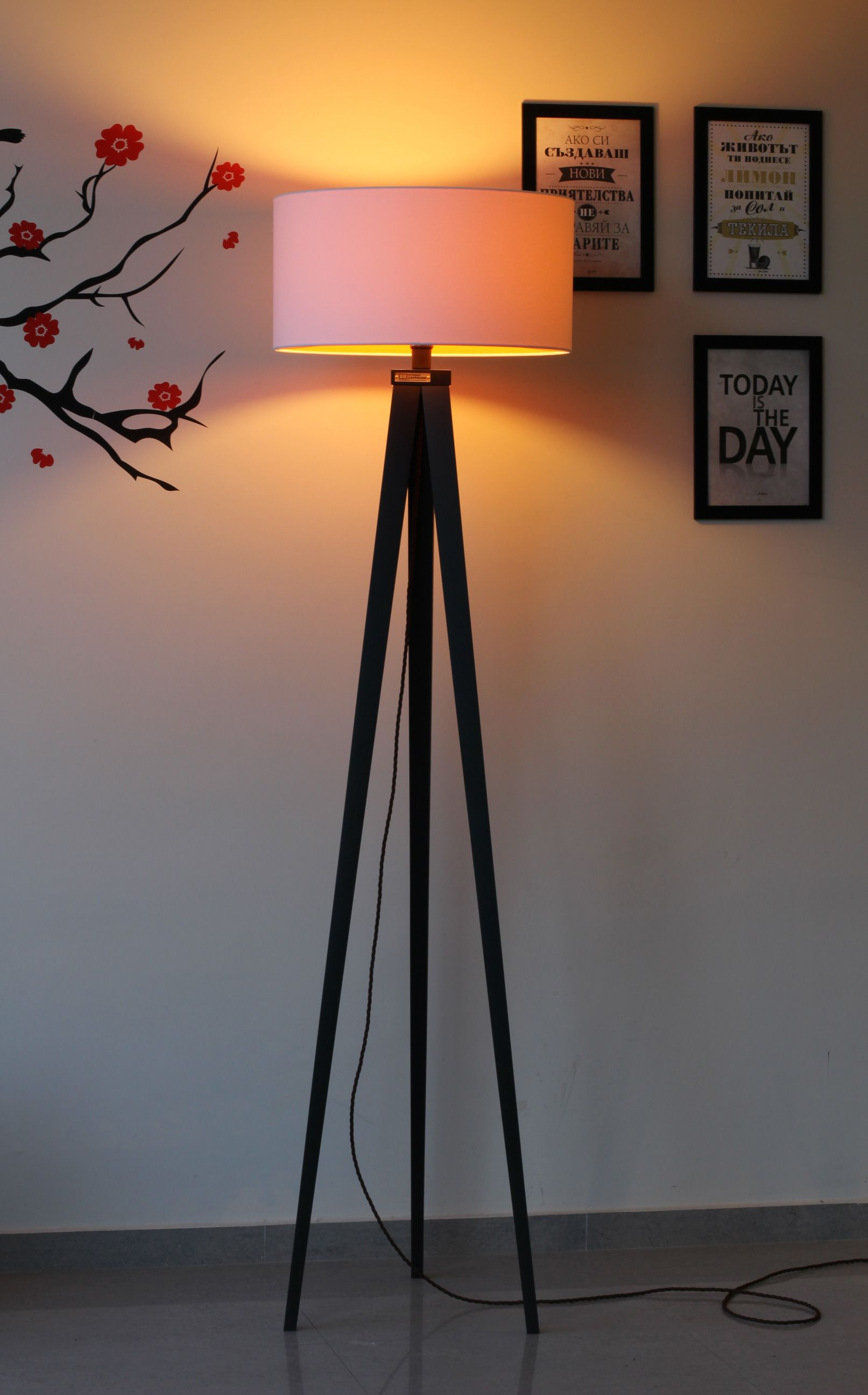 Lights On With Studio Zappriani Handmade Floor Lamp White regarding sizing 1613 X 2592