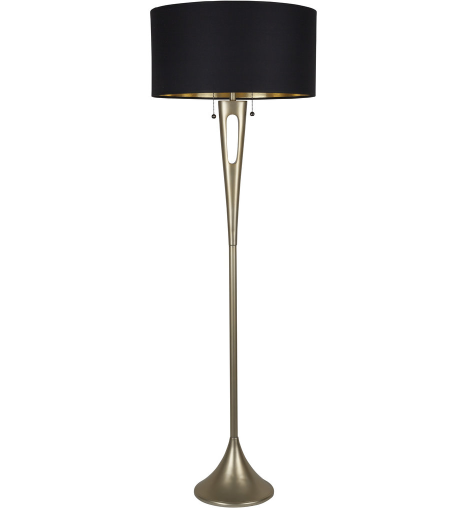 Lights Up 981gd Cro Soiree Gold 60 Inch Floor Lamp With Croissant Silk Glow Shade inside size 934 X 1015