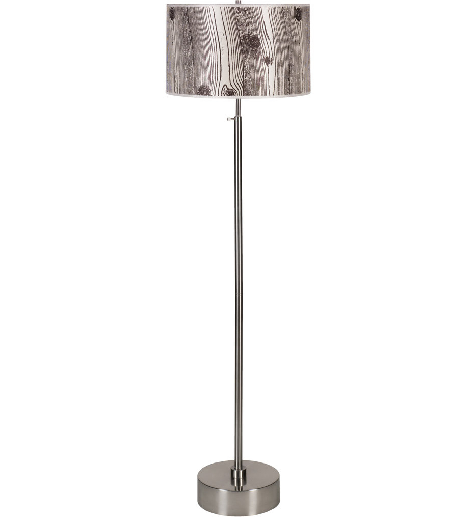 Lights Up Cancan Brushed Nickel 52 70 Inch Adjustable Floor Lamp with regard to dimensions 934 X 1015