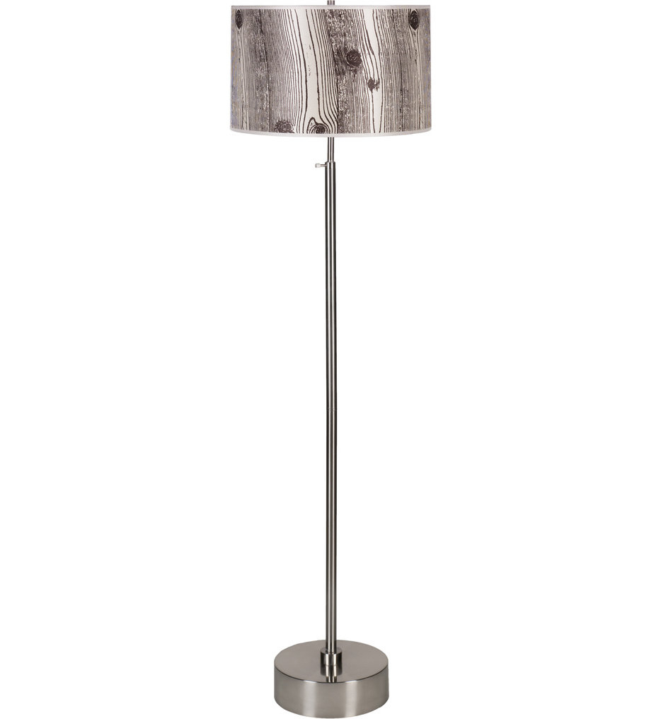 Lights Up Cancan Brushed Nickel 52 70 Inch Adjustable Floor Lamp with regard to sizing 934 X 1015