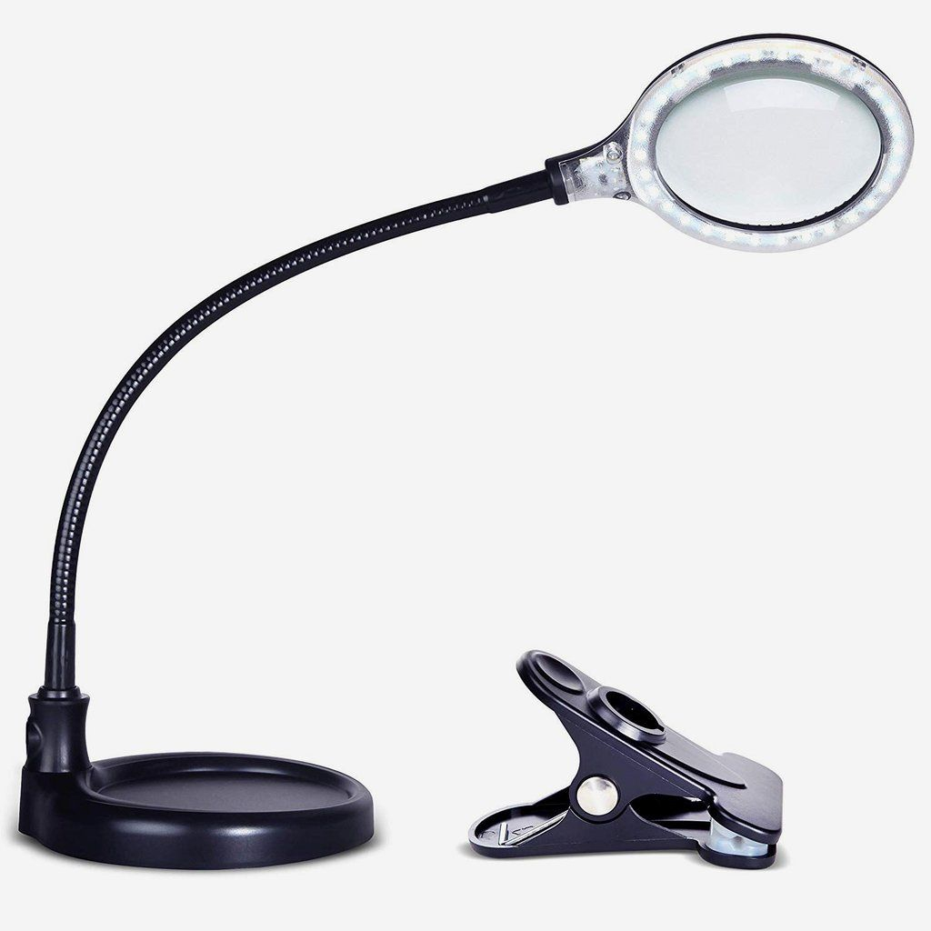 Lightview Flex Led Magnifier Lamp Light Clamp Or Base For intended for sizing 1024 X 1024