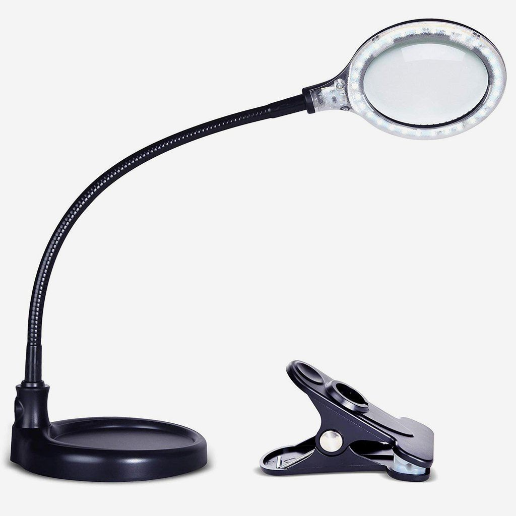 Lightview Flex Led Magnifier Lamp Light Clamp Or Base For pertaining to proportions 1024 X 1024