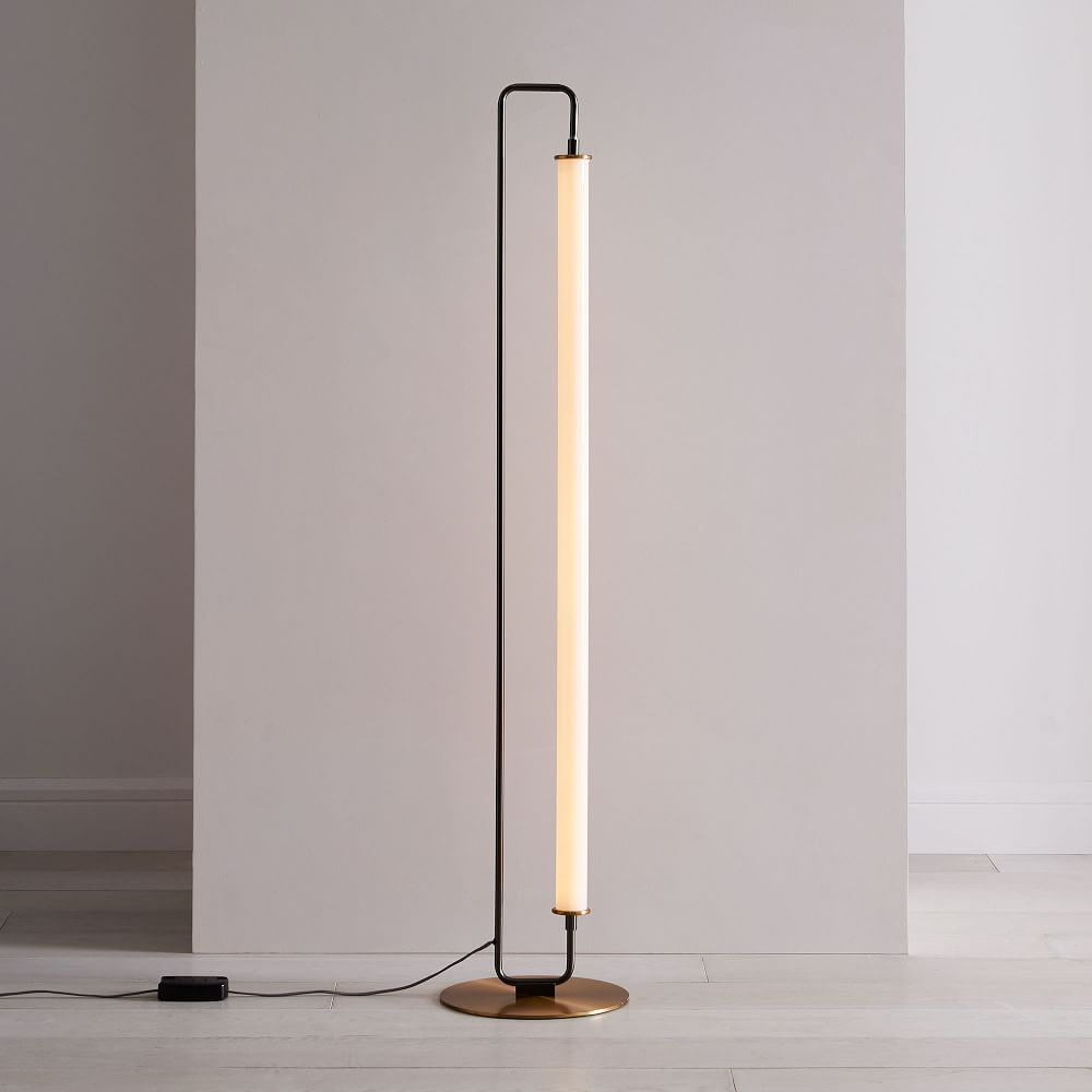 Linear Metal Led Floor Lamp Led Floor Lamp Floor Lamp in dimensions 1000 X 1000