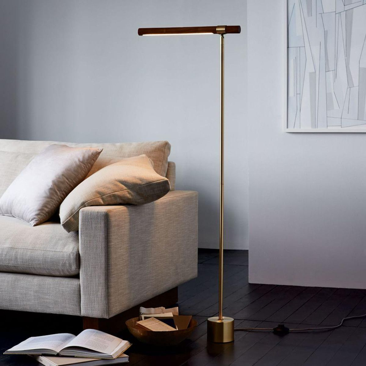 Linear Wood Led Floor Lamp West Elm Canada Wood Floor in size 1200 X 1200