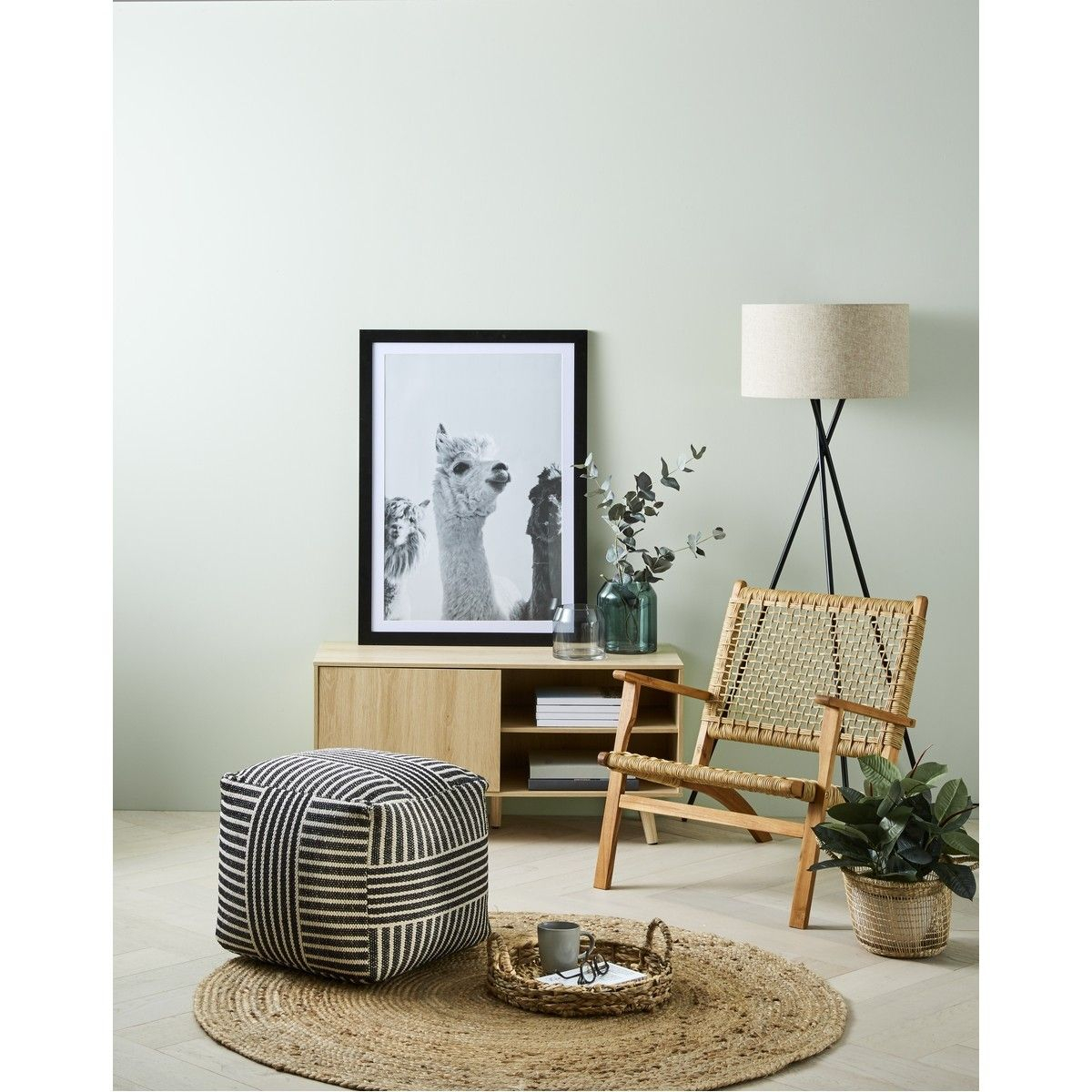 Linen Look Tripod Floor Lamp In 2019 Home Decor Furniture with dimensions 1200 X 1200