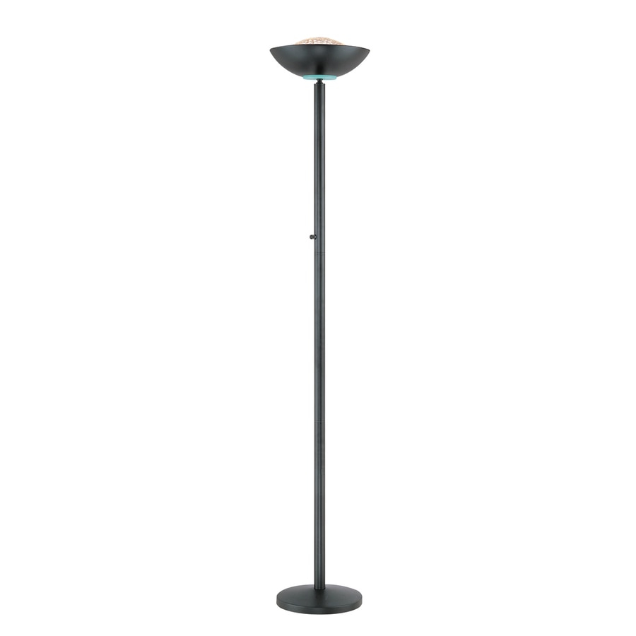 Lite Source 72 In Black Torchiere Indoor Floor Lamp With for sizing 900 X 900