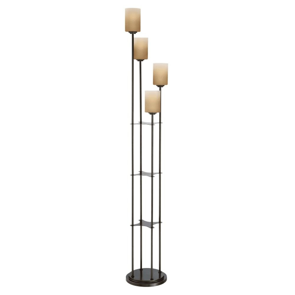Lite Source Bess Dark Bronze Floor Lamp With Cylindrical Shade At Destination Lighting inside sizing 1000 X 1000