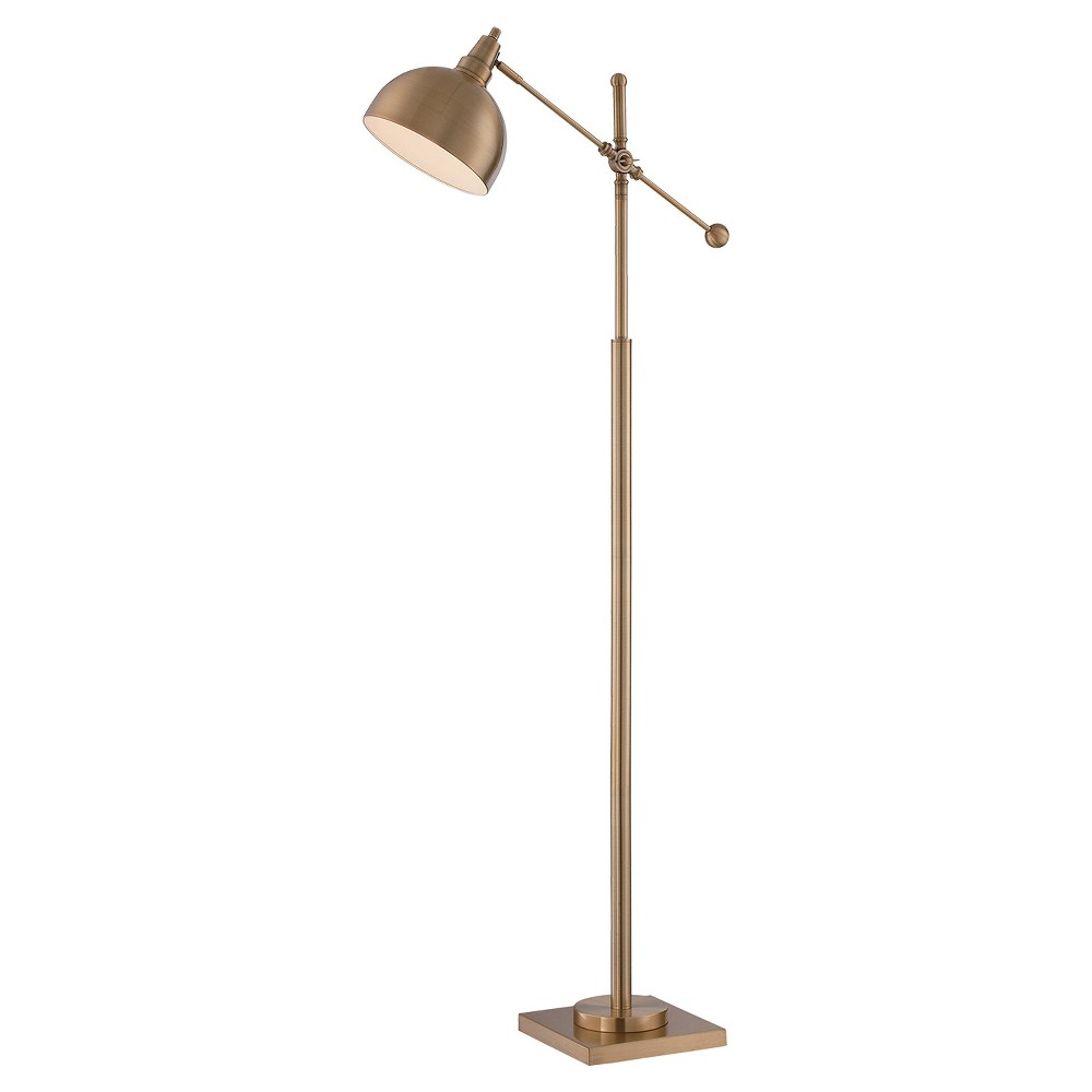 Lite Source Cupola Floor Lamp Brushed Brass Includes Energy with regard to measurements 1000 X 1000