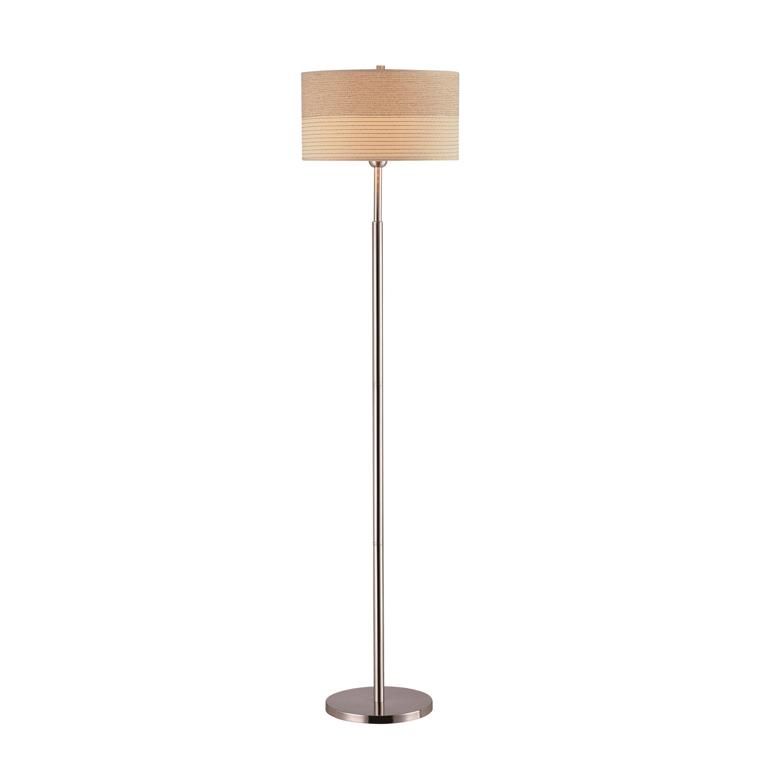 Lite Source Relaxar Fluorescent Floor Lamp Polished Steel pertaining to proportions 2628 X 2628