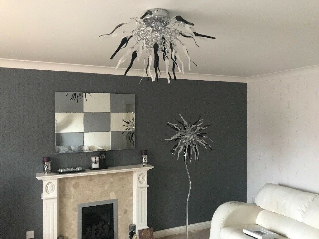 Litecraft Unique Ribbon Effect Floor Lamp And Matching Ceiling Light As New 15000 In Kirkintilloch Glasgow Gumtree with regard to measurements 1024 X 768