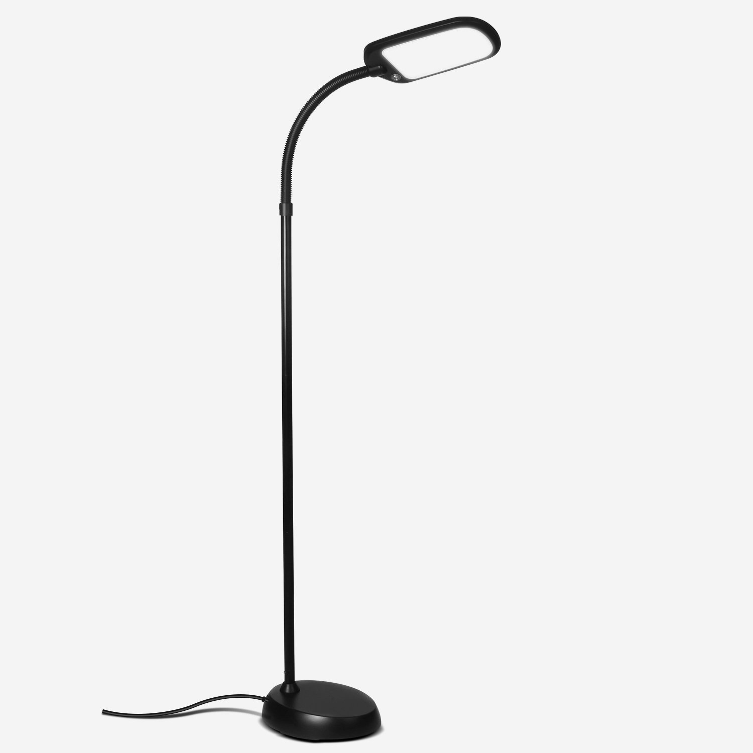 Litespan 2 Bright Led Reading Floor Lamp Free Standing Gooseneck regarding measurements 1500 X 1500