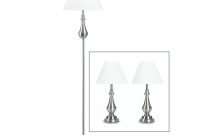 Living Room Floor Lamps Metal Silver Modern Table Lamp Set throughout size 1000 X 1000