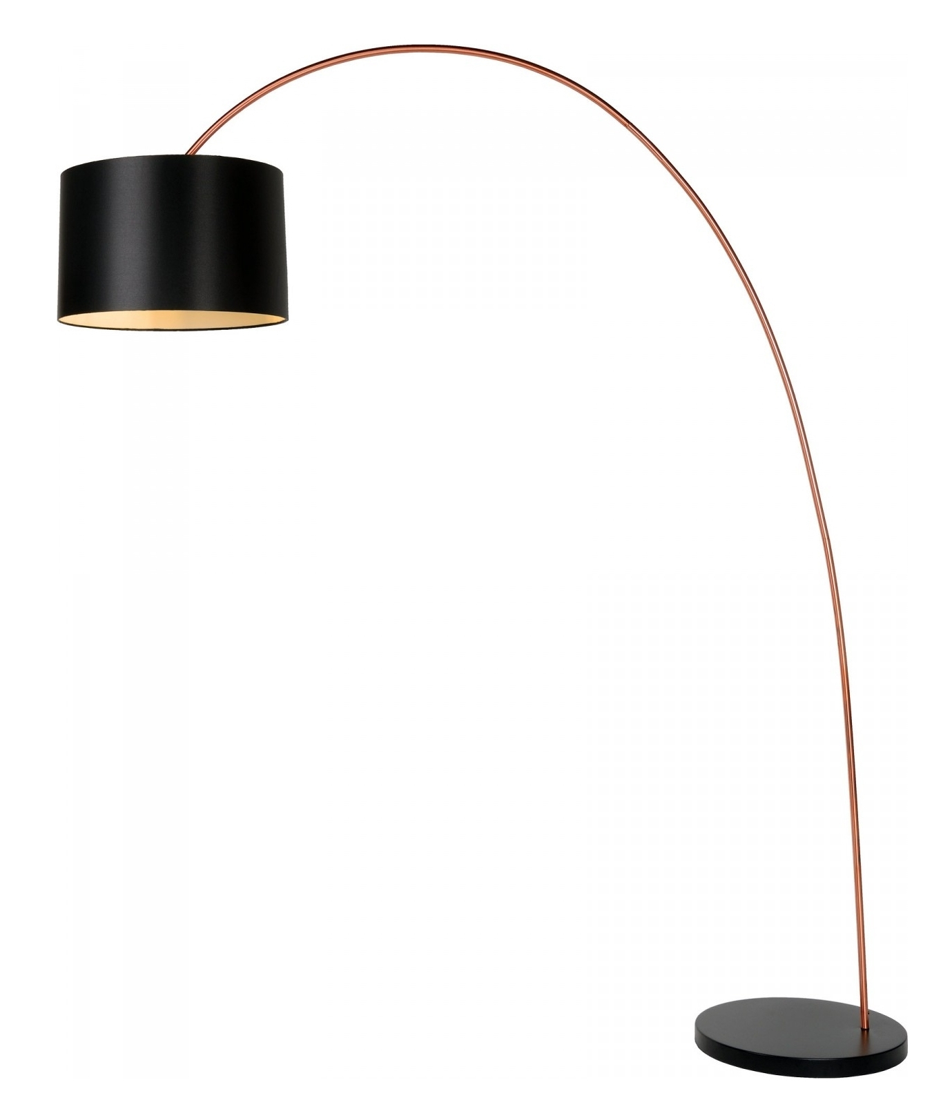 Long Reach Copper And Black Floor Lamp in proportions 1379 X 1623