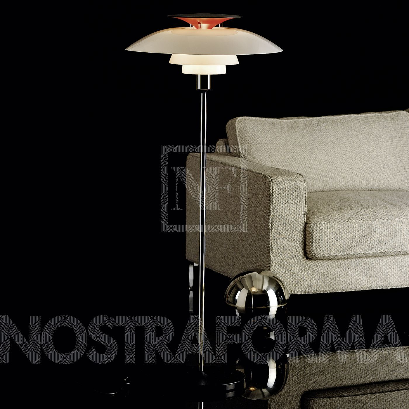 Louis Poulsen Ph 80 Floor Lamp pertaining to measurements 1400 X 1400
