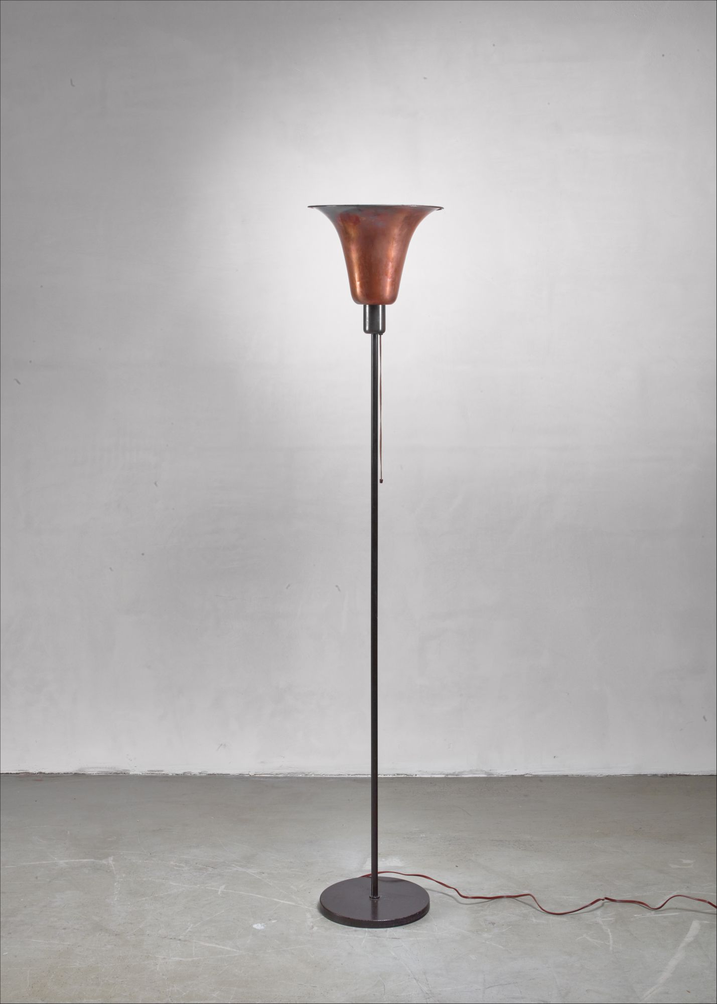 Louis Poulsen Uplight Floor Lamp Denmark 1930s inside proportions 1429 X 2000