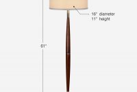 Lucas Led Pole Floor Lamp Tall Standing Drum Shade Lighting All Rooms regarding sizing 1500 X 1500